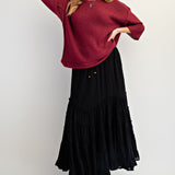 Half Sleeve Knitted Boxy Sweater