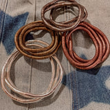 Wrap Around Metallic Band Bracelet