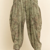 Olive Cottage Floral Barrel Denim