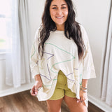 Lime Smock Waist Shorts