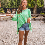 Apple Green Shoot For the Stars Oversize Dolman