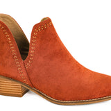 Bluffin | Rust Faux Suede