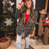 Attention Plaid Blazer