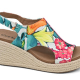 Carley | White Floral Jute