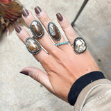 Wild Horse + SS | OOAK Adjustable Ring