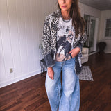 Livin Wild Leo + Black Oversize Blazer