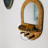 Twist Circle Stick Earring