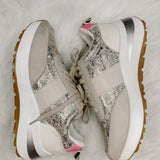 Serafina Gold Snake Tennie