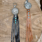 Buffalo Fringe Key Chain