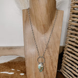 Funky Teardrop Turquoise Necklace