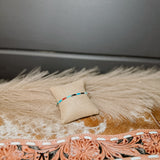 Multi Chicklet Inlay SS Cuff