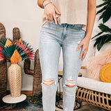 Beach House Mid Rise Crop Skinny