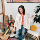 Dark High Waist Relaxed Denim