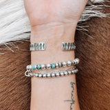 Oxidized Diamond Cuff