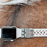 Sterling Silver Stamped Watch Cuff