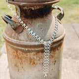Crescent Y Necklace