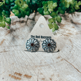 Red Jasper Concho SS Earring