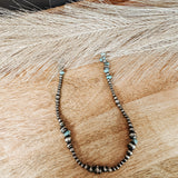 Ombre Turq ChIp Necklace