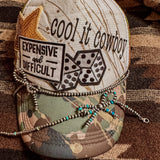 Navajo Pearl Bow Trucker Hat Band