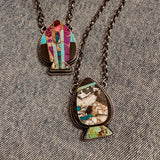 Call a Spade Turquoise Necklace