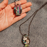 Call a Spade Turquoise Necklace