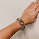 Triple Oval Toggle Bracelet