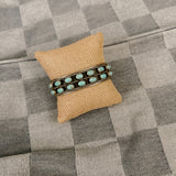 Double Row TQ 6 Stone Cuff