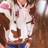 Chestnut Mulberry Floral Sweater