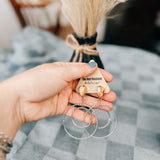 Spiny Oyster Post Double Hoop Earring