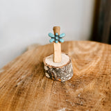 Kingman Butterfly Adjustable SS Ring
