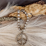 Ball Peace Crystal Necklace