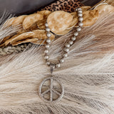 Ball Peace Crystal Necklace