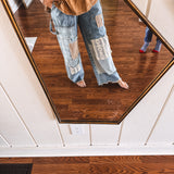 Washed Multi Patch Denim Pant