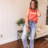 Coral SUMMER Crochet Sweater Tank