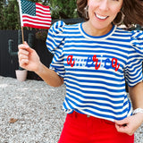 Royal Multi Puff America Tee