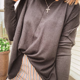 The Daily Drape Round Neck Sweater