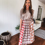 Plaid Mix It Up Skirt