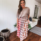Plaid Mix It Up Skirt