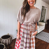 Plaid Mix It Up Skirt