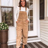 Camel Wash Leo Overalls
