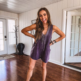 Washed Navy Effortlessly Chic Romper