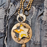 Big Star Town Retro Necklace