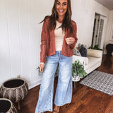 Must Have Mom Crop Crochet Cardigan