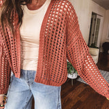 Must Have Mom Crop Crochet Cardigan