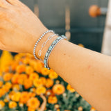 Turquoise Skinny Chicklet Cuff