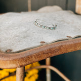 Turquoise Skinny Chicklet Cuff
