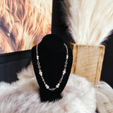 Gold + Pave Bead Layering Necklace