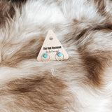 All Around Turquoise Post Earring