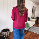 Half Sleeve Knitted Boxy Sweater