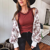 Marsala Tank with Ruffle Detail